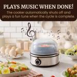 Elite Gourmet 7-Egg Easy Egg Cooker