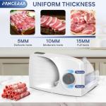 PANCERKA Electric Deli Meat Slicer with Adjustable Thickness