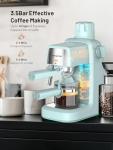 KEENSTAR 3.5Bar Compact Espresso Machine with Frother