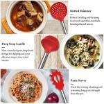 26-Piece Silicone Cooking Utensil Set - Red