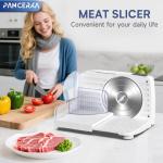 PANCERKA Electric Deli Meat Slicer with Adjustable Thickness