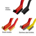 6-Piece Wire Brush Set for Rust and Dirt Removal