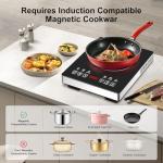 HANKESI Portable Induction Cooktop with Touch Control