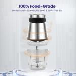 BUMET 500W Electric Food Processor & Vegetable Chopper