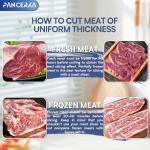 PANCERKA Electric Deli Meat Slicer with Adjustable Thickness