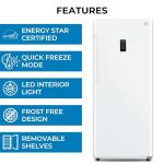 Kenmore 17 cu ft Convertible Upright Freezer
