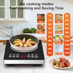 HANKESI Portable Induction Cooktop with Touch Control