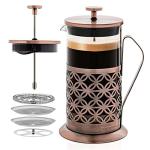 Ovente Stainless Steel 34 Ounce Coffee and Tea Maker