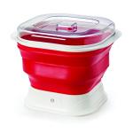 Cuisipro Large Collapsible Yogurt Maker - Red/White
