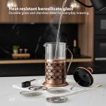 Ovente Stainless Steel 34 Ounce Coffee and Tea Maker