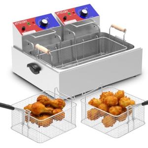 22L Electric Commercial Deep Fryer with Basket