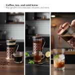 Ovente Stainless Steel 34 Ounce Coffee and Tea Maker