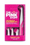 Pink Stuff Miracle Scrubber Kit with 4 Brush Heads