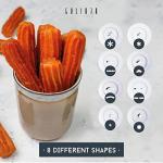 GOLIBER Churro Maker with 8 Different Nozzles