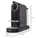 Nespresso CitiZ Espresso Machine by De'Longhi, Black
