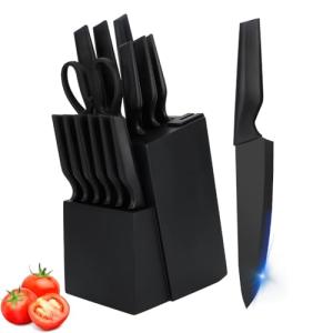 14-Piece Self-Sharpening Kitchen Knife Set