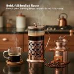 Ovente Stainless Steel 34 Ounce Coffee and Tea Maker