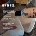 Food Safe Mineral Oil for Cutting Boards & Utensils