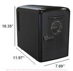 Frigidaire Mini Personal Fridge in Crocodile Finish