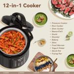 8 Quart 12-in-1 Electric Pressure Cooker
