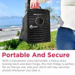 Frigidaire Mini Personal Fridge in Crocodile Finish