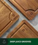 Acacia Wood Cutting Boards Set of 3