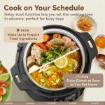 8 Quart 12-in-1 Electric Pressure Cooker