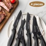 Ruffulon 4-Piece Stainless Steel Steak Knife Set