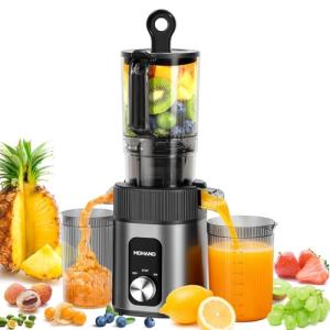 Quiet Cold Press Juicer with Large Feed Chute