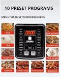 10-in-1 Electric Pressure Cooker with 5-Quart Capacity