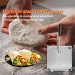 Heavy Duty 10 Inch Stainless Steel Tortilla Press