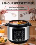 10-in-1 Electric Pressure Cooker with 5-Quart Capacity