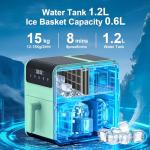 Portable Ice Cube Maker - 44Lbs Daily Output