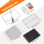 AMZCHEF 24" Electric Wall Oven with 8 Modes