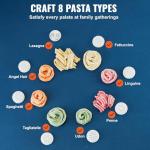 VEVOR 150W Automatic Pasta Maker with 8 Shapes