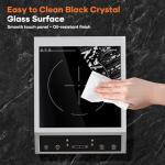 VoltCuisine 1800W Single Burner Induction Cooktop