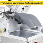 Automatic Electric Meat Slicer with 12-Inch Blade