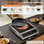 VoltCuisine 1800W Single Burner Induction Cooktop