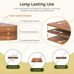 3-Piece Bamboo Cutting Board Set with Juice Grooves