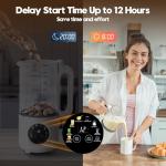 8-in-1 Nut Milk Maker with Self-Cleaning Function