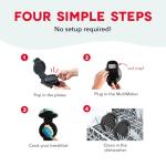 Dash Mini Waffle Maker with Removable Griddle Plates