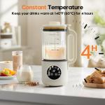 8-in-1 Nut Milk Maker with Self-Cleaning Function