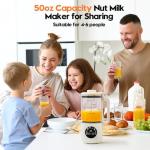 8-in-1 Nut Milk Maker with Self-Cleaning Function