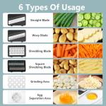 Large Salad Spinner with One-Handed Press - 5 Quart