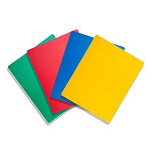 Flexible 4-Color Cutting Board Mats Set