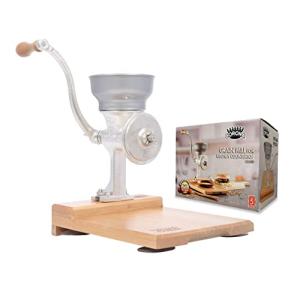 Corona Cast Iron Manual Grain Mill with Table