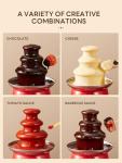 Reemix 3-Tier Electric Chocolate Fondue Fountain
