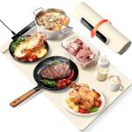 Electric Food Warming Mat with Timer and Settings
