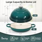 Davivy 5.5QT Enameled Cast Iron Dutch Oven