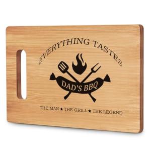 Personalized Bamboo Cutting Board for Dad
